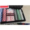 Image 4 : Poker Chip Set with Cards, Dice and Case