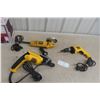 Image 1 : Three DeWalt Power Tools Including Drywall Gun, Angle Grinder and 1/2" Drill (All Working)