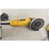 Image 5 : Three DeWalt Power Tools Including Drywall Gun, Angle Grinder and 1/2" Drill (All Working)