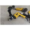 Image 7 : Three DeWalt Power Tools Including Drywall Gun, Angle Grinder and 1/2" Drill (All Working)
