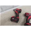 Image 4 : Three Milwaukee 18V Tools (Two 1/4" Impacts and 1/2" Drill) With Three Batteries and Charger