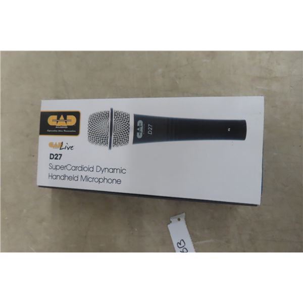 New CAD Audio D27 Super-Cardioid Dynamic Microphone