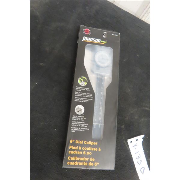 New Johnson 6" Dial Caliper