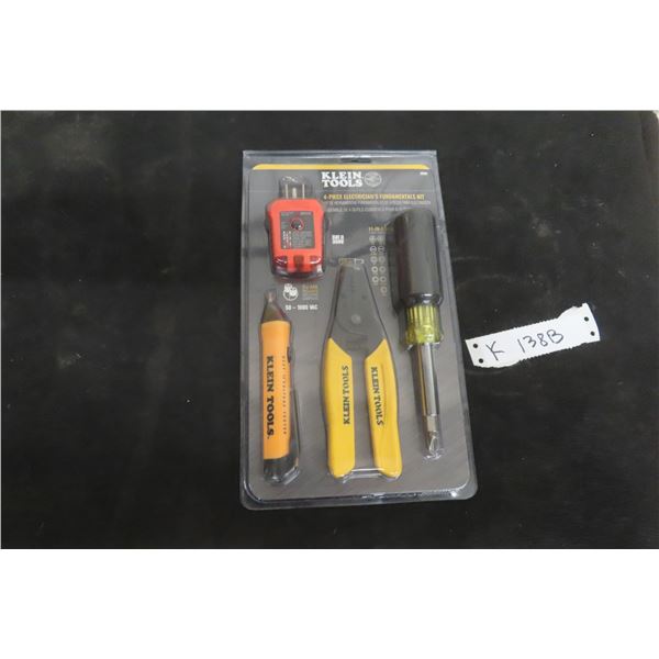 New Klein 4-Piece Electrician Fundamentals Kit