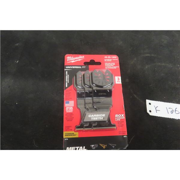 New Milwaukee Universal-Fit Multi-Tool Blades (3-Pack)