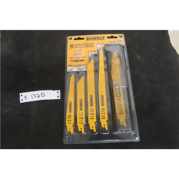 New DeWalt 16-Piece Reciprocating Saw Blade Set (Assorted Sizes)