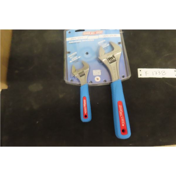 New Channellock Two-Piece Adjustable Wrench Set (6" and 10")