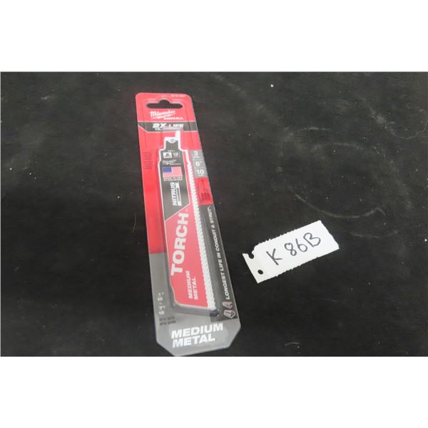 New Milwaukee 6" Sawzall Blade 3-Pack
