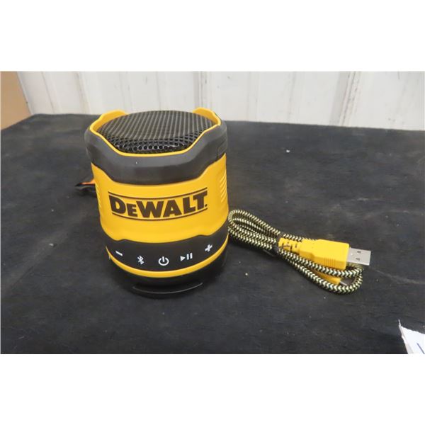 New DeWalt DCR008 Rechargeable Mini Bluetooth Speaker