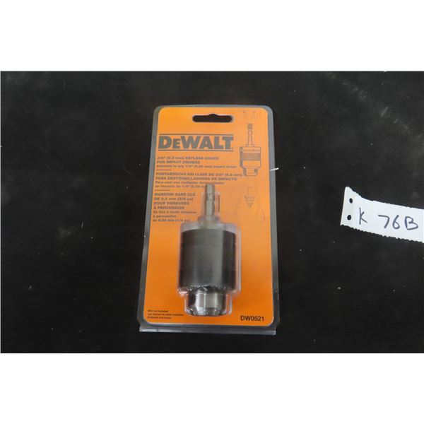 New DeWalt 3/8" Keyless Chuck