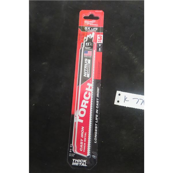 New Milwaukee 9" Saw Blade 3-Pack