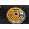 Image 1 : Fifteen New DeWalt 4" Angle Grinder Discs