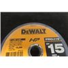 Image 2 : Fifteen New DeWalt 4" Angle Grinder Discs