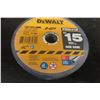 Image 4 : Fifteen New DeWalt 4" Angle Grinder Discs