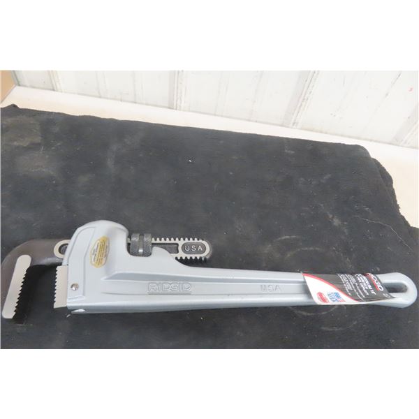 New Ridgid 18" Aluminum Pipe Wrench