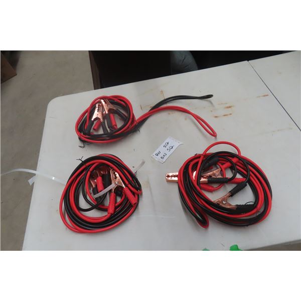 Three Sets of New Booster Cables