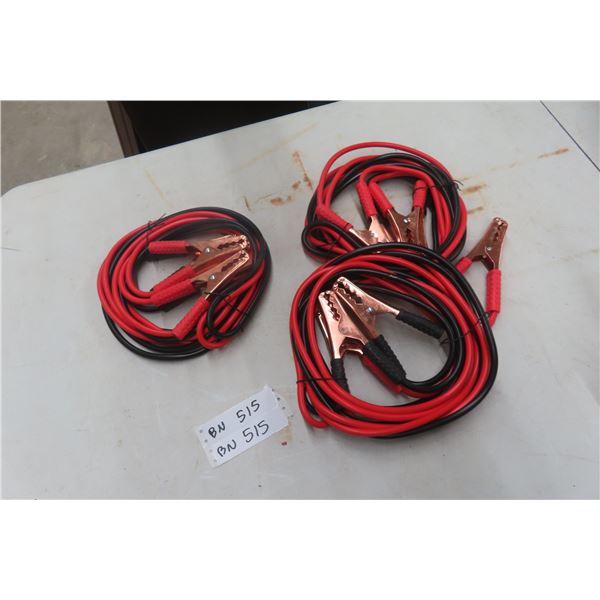 Three Sets of New Booster Cables
