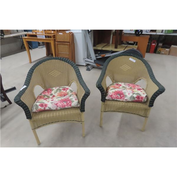 Two Wicker Chairs