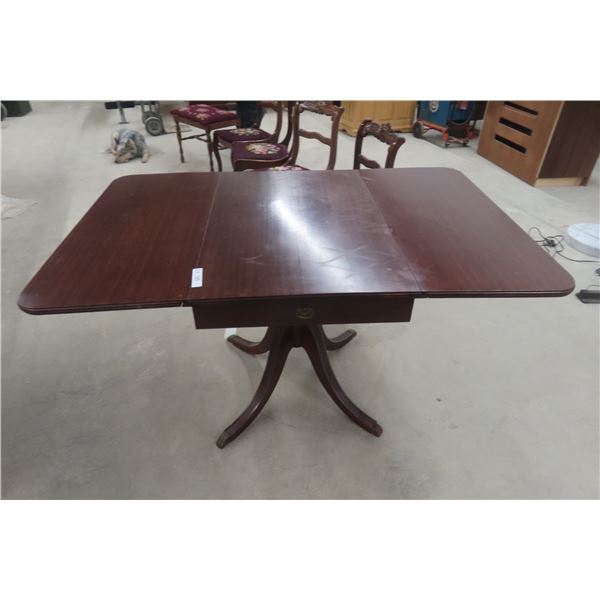Drop Leaf Table with Drawer 36"x54"x30"
