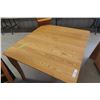 Image 3 : Oak Table, 30" x 42" x 38", with 12" Leaf and Four Chairs