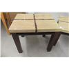 Image 7 : Five-Piece Table Set: Coffee Table (20" x 28" x 46") and Two End Tables (25" x 28" x 23")