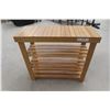 Image 1 : Wooden Shelf Unit, 24" x 27 1/2" x 11"