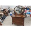 Image 1 : Antique Dresser with Mirror, 36" Wide, 60" x 41"