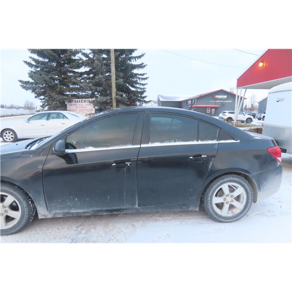 2014 Chevrolet Cruze LT Turbo - Black, 4 Door, 4 Cylinder, 192723KM, With TOD