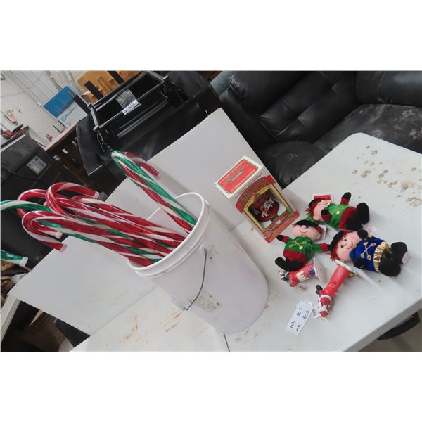 Candy Cane Pathway Lights and Additional Christmas Accessories