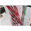Image 3 : Candy Cane Pathway Lights and Additional Christmas Accessories