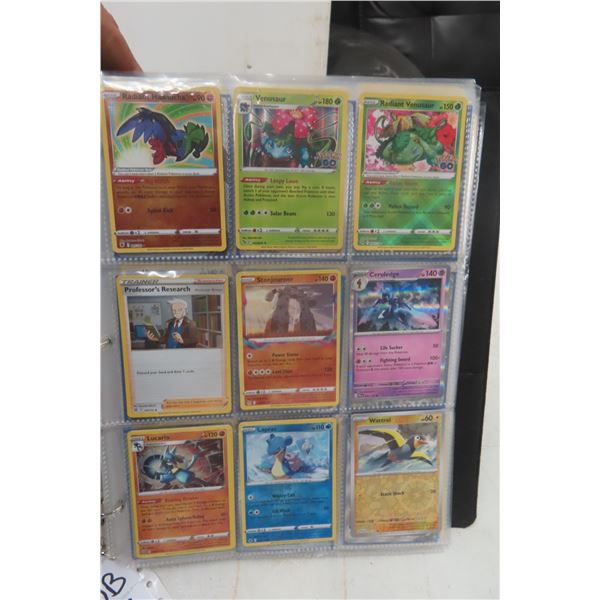 Binder of Approximately 100 Pokémon Cards