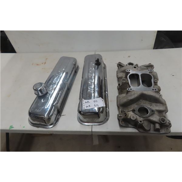 Edelbrock Intake Manifold and Moroso Valve Covers