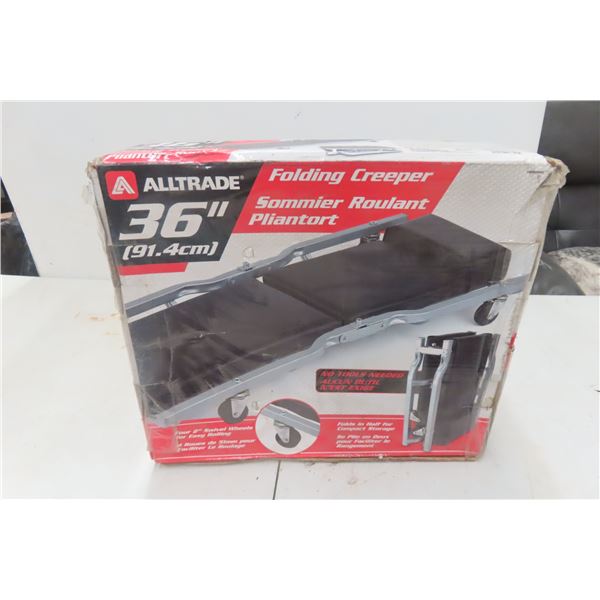 All Trade Folding Mechanical Creeper, 36"