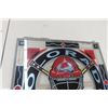 Image 2 : Colorado Avalanche Glass Display, 16" x 16"