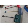 Image 2 : Three Push Snow Shovels and Ice Chipper/Scraper