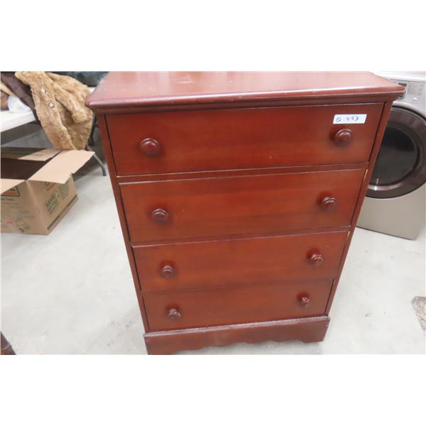 Four-Drawer Dresser, 44" x 32" x 18"
