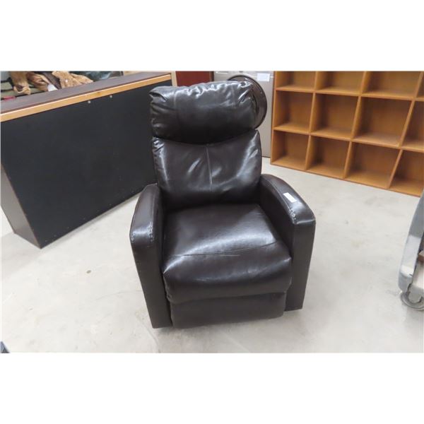Leather-Style Living Room Chair
