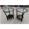 Image 1 : Two Modern End Tables
