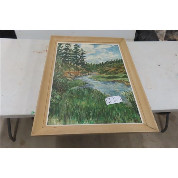 Painting (Name Shown in Picture), 26" x 35"