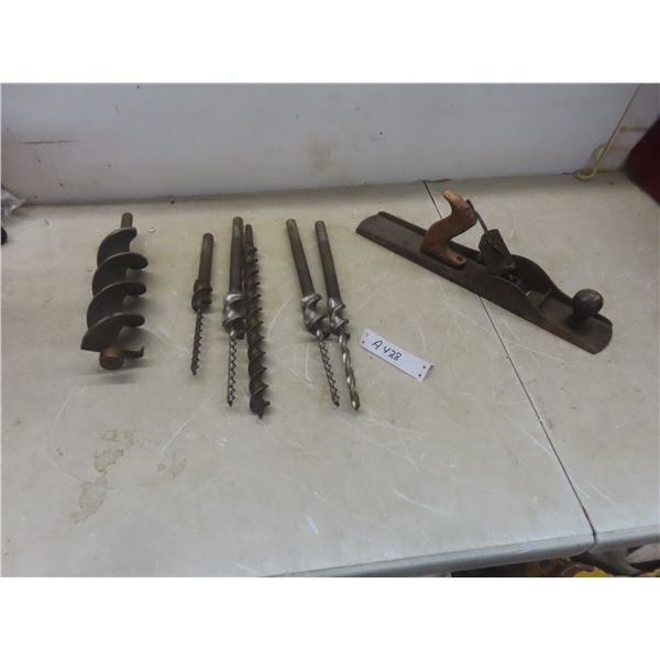 Vintage Auger Bits and Planer