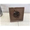Image 3 : Vintage Hanging Candle Holder and Cast Church, 9 1/2" Tall