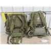 Image 2 : Two Military-Style Backpacks with Metal Frames
