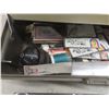 Image 11 : Two Tackle Boxes Filled with Gear (Lures, Sinkers, Scales, and More); Latch Broken on One Box