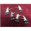 Image 2 : Make-Your-Own-Soldiers Set: Eleven Vintage Hand-Painted Soldiers (Tallest 3 1/8") and Three