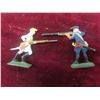 Image 3 : Make-Your-Own-Soldiers Set: Eleven Vintage Hand-Painted Soldiers (Tallest 3 1/8") and Three