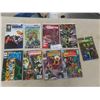 Image 1 : Nine Comic Books: Pitt, All-Star Squadron, Mirage, Tekken 2, and Lego Ninjago (Values 0.60–3.55)