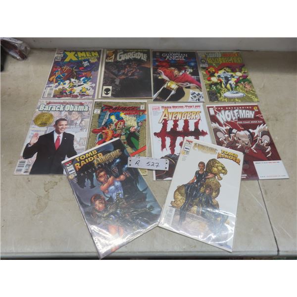 Ten First-Issue Comic Books: Obamo, X-Men, Gargoyle, Avengers, and More (Values 1.00–3.15)