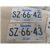 Image 2 : Six Manitoba Semi License Plates