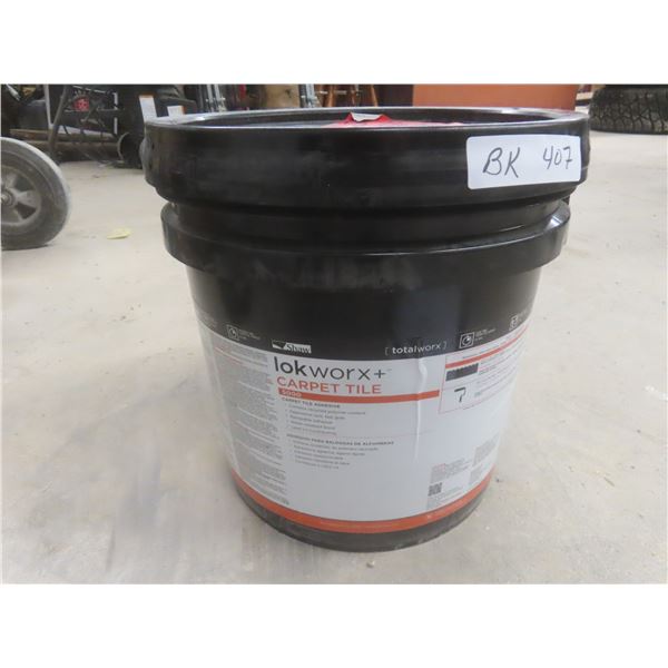 Shaw Lokworx Carpet Tile Adhesive, 4 Gallons, Sealed