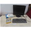 Image 1 : Samsung 19" Monitor, Logitech Keyboard, D-Link Router, Microsoft Streets & Trips 2007, and Printer